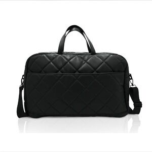 Gilda Paris Black Quilted Large Duffle